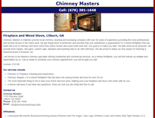 Tablet Screenshot of chimneymastersga.com